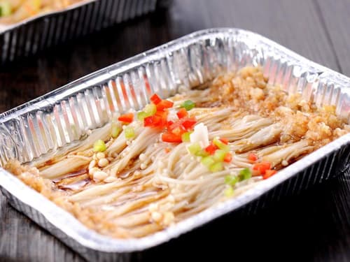 常熟锡纸烤金针菇
